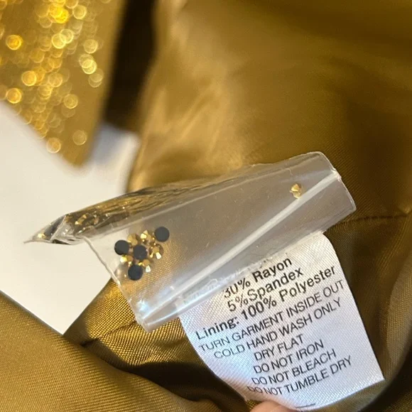 NWOT I AM GIA Moriah blazer in gold - Picture 12 of 13